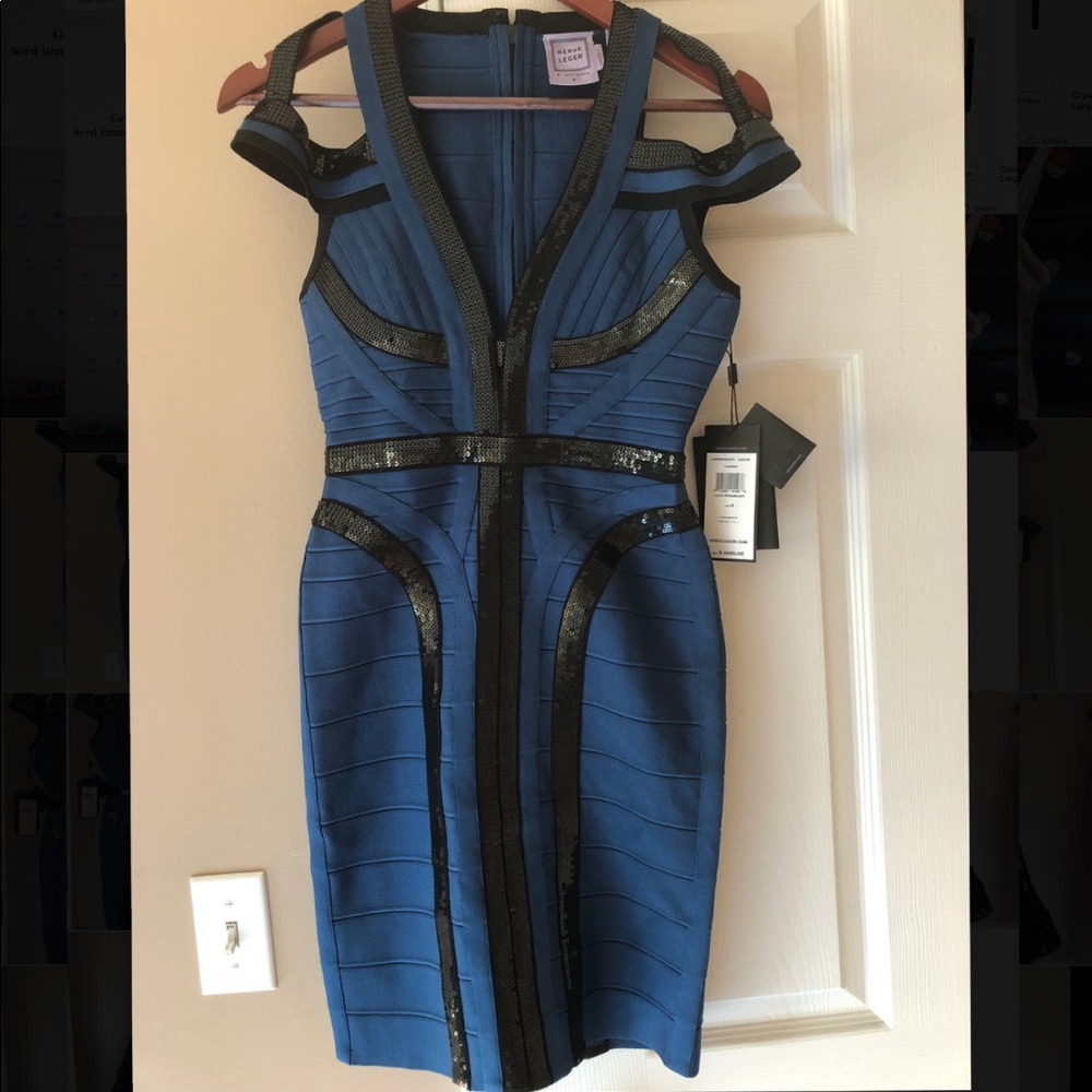 Hervé Léger strappy bodycon